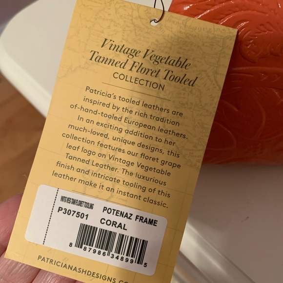 Patricia Nash Potenza Leather clutch frame bag - Picture 2 of 8